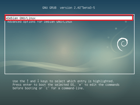 Reset root password on Debian 9 - Grub