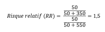 Éléments de statistiques épidémiologiques Éléments de statistiques épidémiologiques