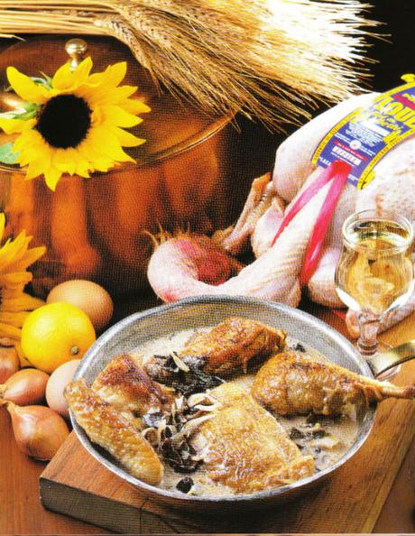 La poularde à l’angevine La poularde à l’angevine