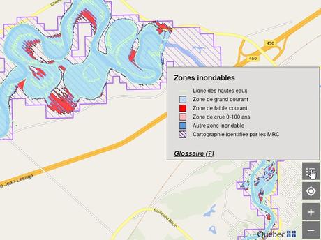 Inondations au Québec : une nouvelle application Web pour repérer les zones à risques Inondations au Québec : une nouvelle application Web pour repérer les zones à risques