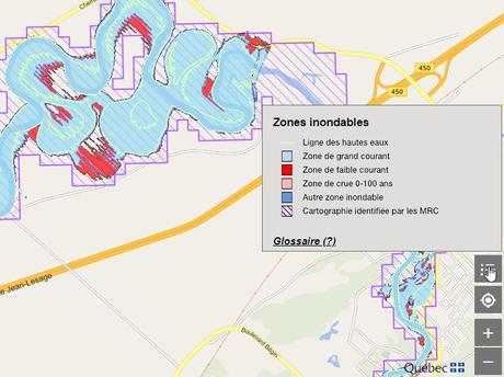 Inondations au Québec : une nouvelle application Web pour repérer les zones à risques