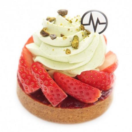 La tarte fraise pistache du chef Christophe Michalak La tarte fraise pistache du chef Christophe Michalak