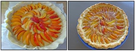 Tarte amandine aux nectarines Tarte amandine aux nectarines