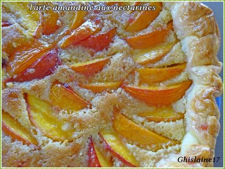 Tarte amandine aux nectarines Tarte amandine aux nectarines