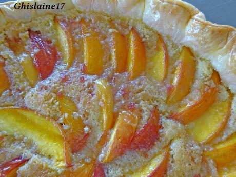 Tarte amandine aux nectarines Tarte amandine aux nectarines