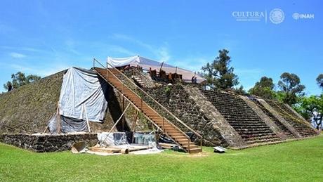 Un ancien temple découvert dans une pyramide endommagée par un tremblement de terre au Mexique