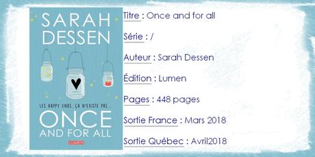 Once and for all de Sarah Dessen