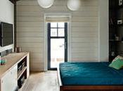 élégante chambre coucher accueille espaces bureau dressing