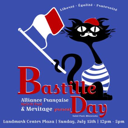 Fête nationale française. 14 juillet 1789 ou 1790 + Bastille day