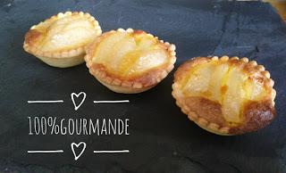 Tartelettes bourdaloue poires Tartelettes bourdaloue poires
