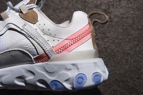 The Shoes Surgeon imagine une version leather de la Nike React Element 87 Nike React Element 87 leather The Shoes Surgeon