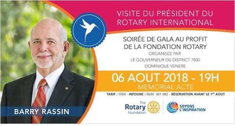 Visite du Président du ROTARY INTERNATIONAL Visite du Président du ROTARY INTERNATIONAL