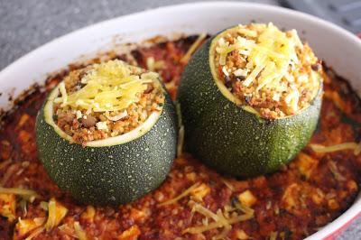 courgettes farcies veggie recette végétale tomate