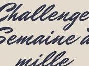 Challenge Semaine mille pages Juillet programme