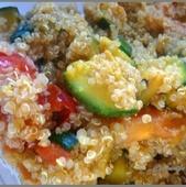 Salade de quinoa et tomate a l'indienne - Les re7 de Colinette