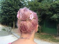 #322 cheveux Lilas nouveaux bijoux