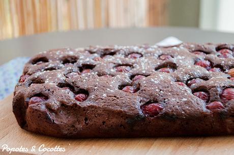 Brownie à la cerise