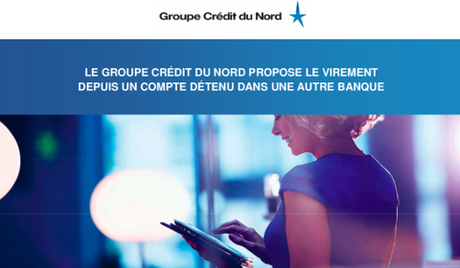 Crédit du Nord propose le virement depuis un compte détenu dans une autre banque