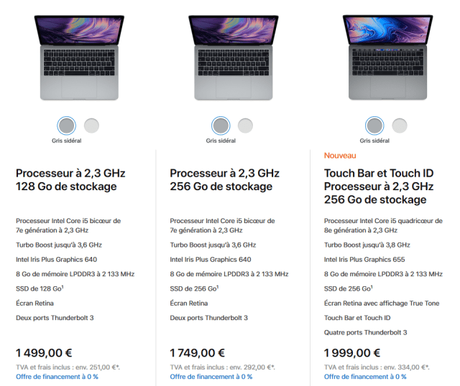 Apple met à jour le Macbook Pro Apple met à jour le Macbook Pro