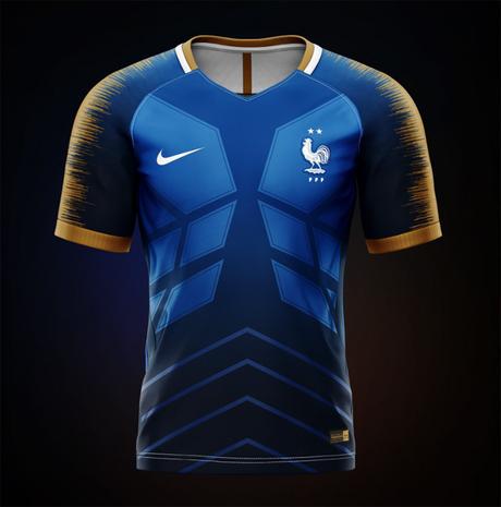 Un graphiste imagine le prochain maillot de l’équipe de France