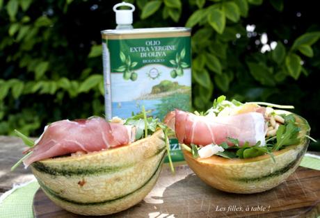 Salade de melon à l’italienne – Recette autour d’un ingrédient #41