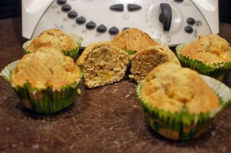 muffins abricot nectarine  au thermomix de Vorwerk