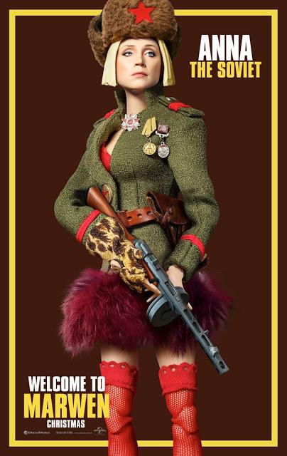 Affiches personnages US pour Welcome to Marwen de Robert Zemeckis