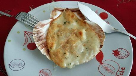 recette du jour: Coquilles Saint-Jacques gratinées  au thermomix de Vorwerk