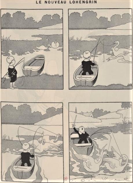 Le nouveau Lohengrin dessiné par Benjamin Rabier