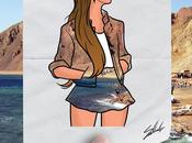 robes pochoirs nous font voyager Égypte