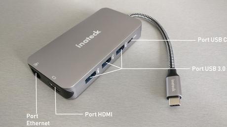 Test : Hub USB C multifonction de chez INATECK Test : Hub USB C multifonction de chez INATECK