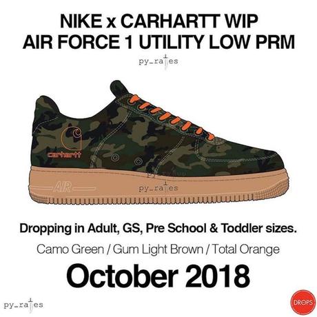 Carhartt WIP x Nike Air Force 1