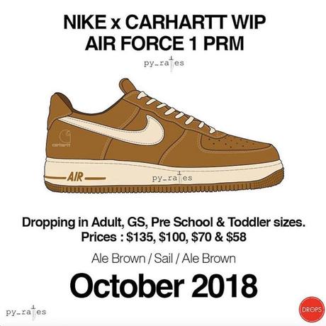 Carhartt WIP x Nike Air Force 1