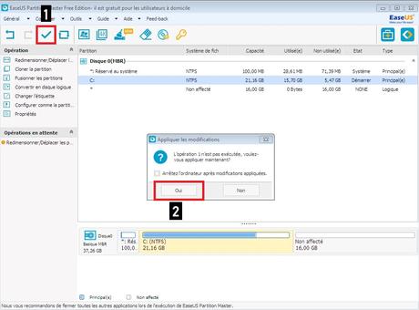 EaseUS Partition Master Free : Gérer vos partitions Windows EaseUS Partition Master Free : Gérer vos partitions Windows