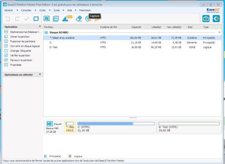 EaseUS Partition Master Free : Gérer vos partitions Windows EaseUS Partition Master Free : Gérer vos partitions Windows