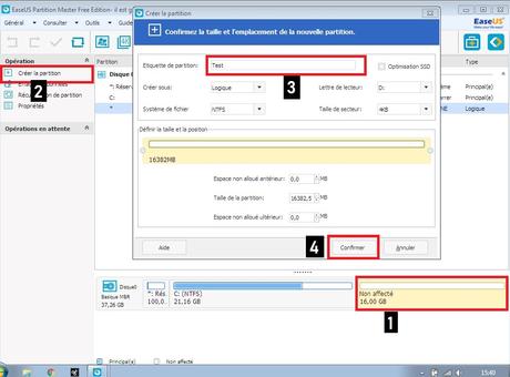 EaseUS Partition Master Free : Gérer vos partitions Windows EaseUS Partition Master Free : Gérer vos partitions Windows