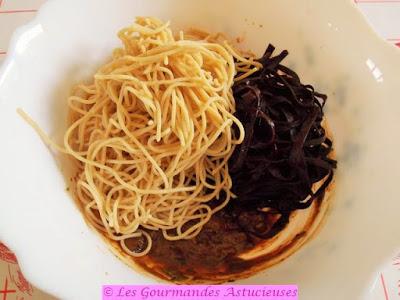 Spaghettis en salade à la saveur iodée (Vegan)