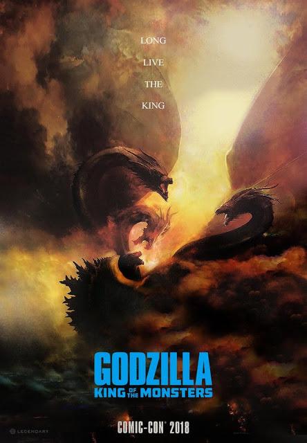 Affiche US pour Godzilla 2 : Roi des Monstres de Michael Dougherty