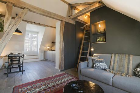 Rue de Rivoli, un appartement parisien rénové pour maximiser un petit espace