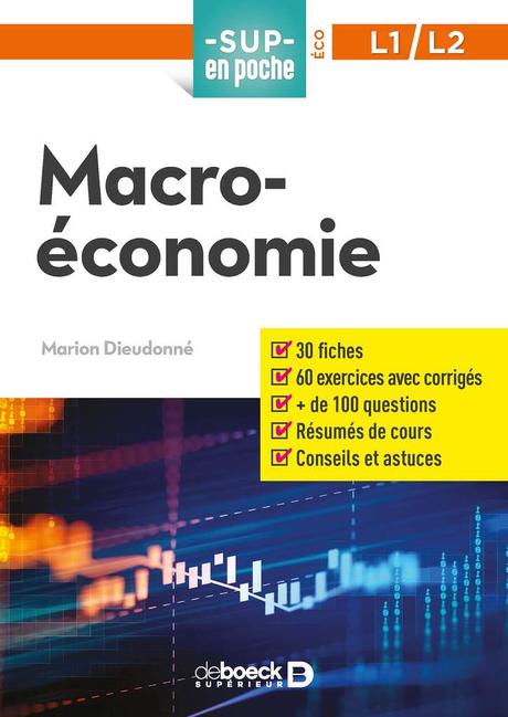 « Macroéconomie » de Marion Dieudonné - De Boeck, Sup en Poche