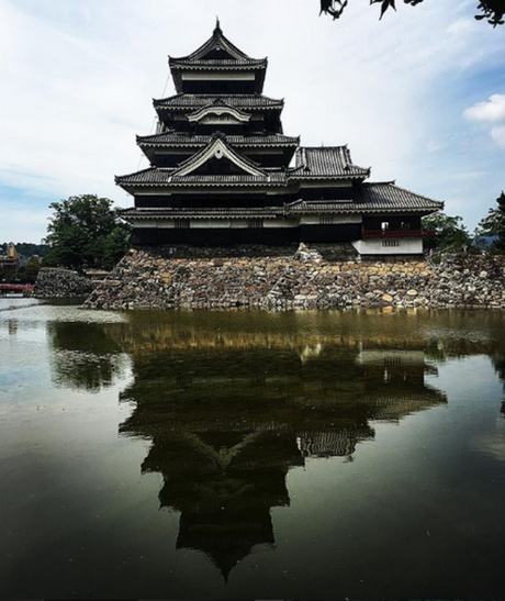 Le château de Matsumoto au Japon