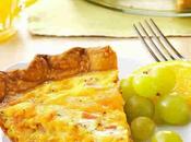 Tarte jambon fromage cheddar avec thermomix