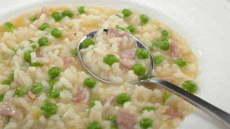 Risotto aux courgettes et bacon avec thermomix