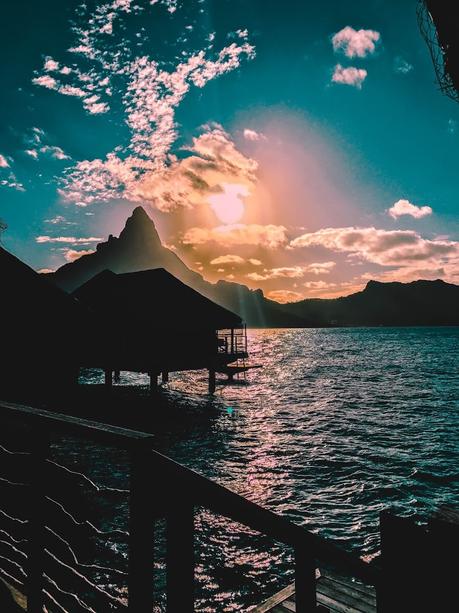 Diamond Overwater Villa - Intercontinental Bora Bora Resort & Thalasso Spa - Bora Bora Diamond Overwater Villa - Intercontinental Bora Bora Resort & Thalasso Spa - Bora Bora sunset