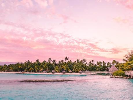 Diamond Overwater Villa - Intercontinental Bora Bora Resort & Thalasso Spa - Bora Bora coucher de soleil