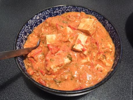 Inde toujours – Kadai tofu (« wok » indien de tofu aux épices et à la noix de cajou)