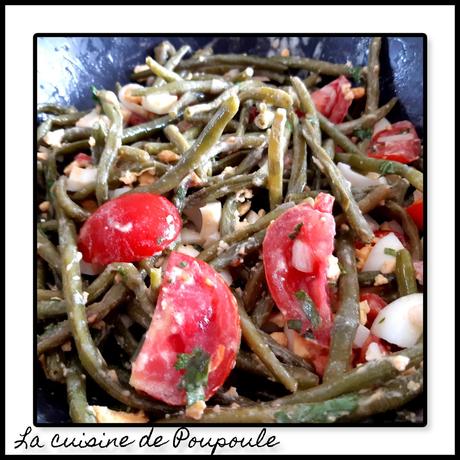 Salade de Haricots vert et tomates