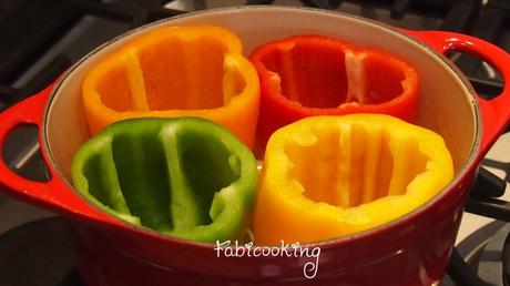 Poivrons farcis à la Libanaise Poivrons farcis à la Libanaise