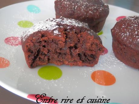 Muffins chocolat-cacao (au yaourt de soja)