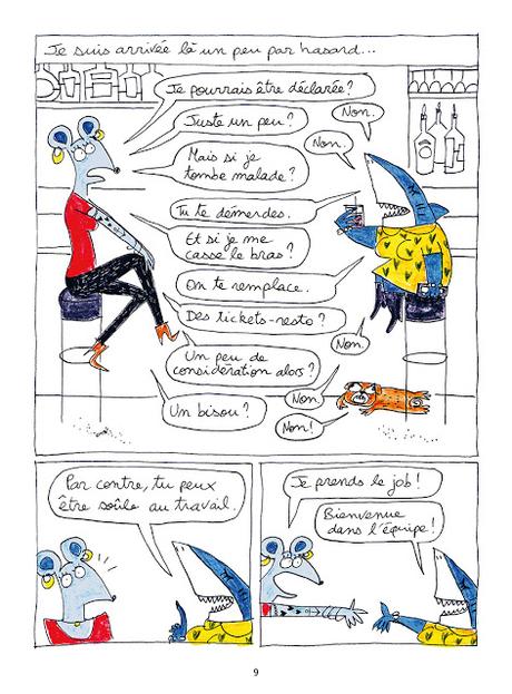 page de Les Noctambules de Pauline Perrolet chez Delcourt